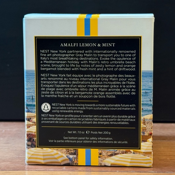 NEST X GRAY MALIN Amalfi Lemon & Mint Candle; Classic One-Wick; 50-60 hours - Picture 3 of 4